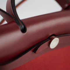 Hermes Herbag Zip 31 Rouge H - T Stamp
