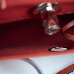 Hermes Herbag Zip 31 Rouge H - T Stamp