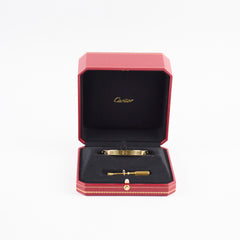 Cartier Classic Model Love Bracelet Gold Size 16