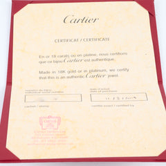 Cartier C De Wedding Band White Gold Size 55