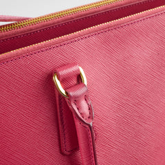Prada Large Galleria Saffiano Leather Bag Pink