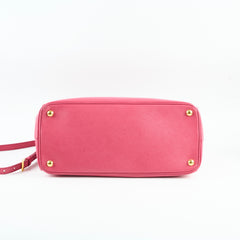 Prada Large Galleria Saffiano Leather Bag Pink