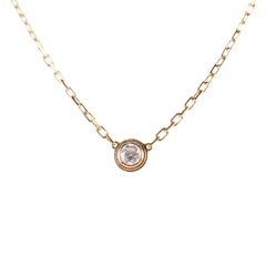 Cartier Small Model D'amour Necklace Pink Gold