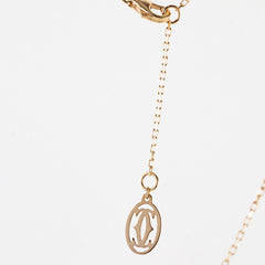 Cartier Small Model D'amour Necklace Pink Gold