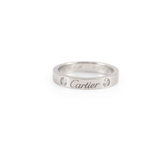 Cartier C De Cartier Wedding Bank, 3mm Width, 2 Diamonds