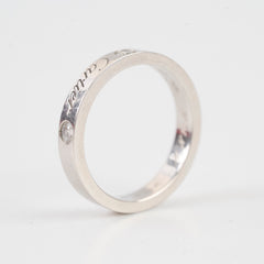 Cartier C De Cartier Wedding Bank, 3mm Width, 2 Diamonds