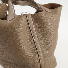 Hermes Picotin 18 Etoupe SHW A Stamp