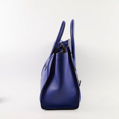 Celine Luggage Blue Mini