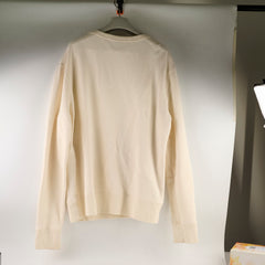 Gucci Cotton Jersey Sweatshirt Cream Size M