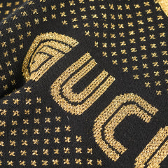 Gucci 'Guccy' Knit Wool Sweater Black/Gold Size M