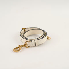 Christina Dior Mini Saddle Bag Off White