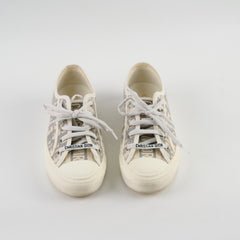 Dior Oblique Walk'n'Dior Sneakers Size 37 Grey Stone