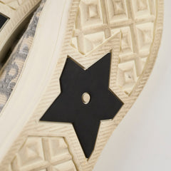 Dior Oblique Walk'n'Dior Sneakers Size 37 Grey Stone