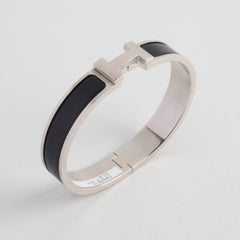 Hermes Clic HH Bracelet Noir Mat - Size T5
