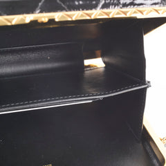 Deal of The Week - Chanel 21A Glazed Clutch with Chain Black