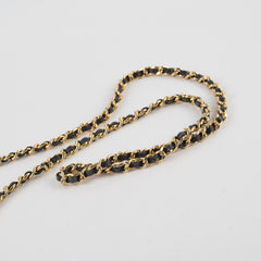 Deal of The Week - Chanel 21A Glazed Clutch with Chain Black