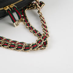 Gucci Capri Leather Shoulder Bag with Chain Strap