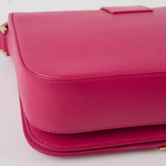 Saint Laurent Y Ligne Flap Bag Pink
