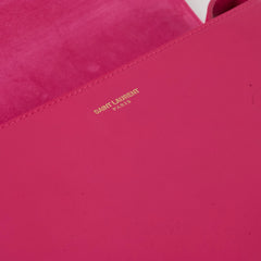 Saint Laurent Y Ligne Flap Bag Pink