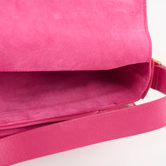 Saint Laurent Y Ligne Flap Bag Pink