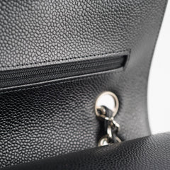 Chanel Small Caviar Classic Double Flap SHW Black