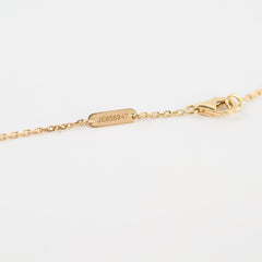 Van Cleef & Arpels Vintage Alhambra Onyx Necklace Yellow Gold