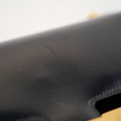 Hermes Constance 23 Box Calf Black GHW M in Circle (1983)