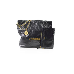 Chanel 22 Small Handbag Black