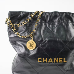 Chanel 22 Small Handbag Black
