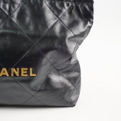 Chanel 22 Small Handbag Black