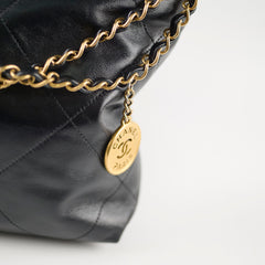 Chanel 22 Small Handbag Black