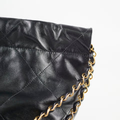 Chanel 22 Small Handbag Black