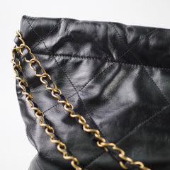 Chanel 22 Small Handbag Black