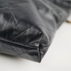 Chanel 22 Small Handbag Black