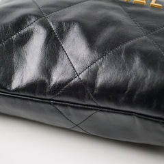 Chanel 22 Small Handbag Black