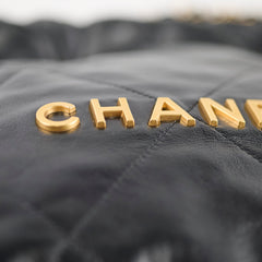 Chanel 22 Small Handbag Black