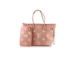Louis Vuitton Neverfull MM Giant Monogram Empreinte Rose Trianon