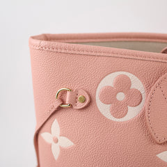 Louis Vuitton Neverfull MM Giant Monogram Empreinte Rose Trianon