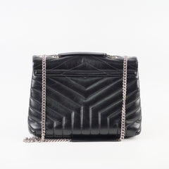 Saint Laurent Medium Lou Lou Bag Black SHW