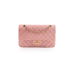 Chanel Pink Medium Classic Flap (24k Gold Plated Hardware)