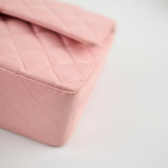 Chanel Pink Medium Classic Flap (24k Gold Plated Hardware)