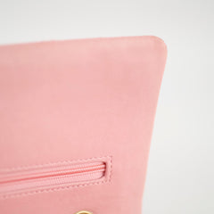 Chanel Pink Medium Classic Flap (24k Gold Plated Hardware)