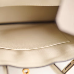 Hermes Birkin 25 Gris Asphalt/ Craie Togo RGHW HSS Special Order Z Stamp