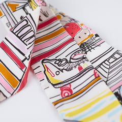 Hermes Silk Twilly Rayures D'Ete