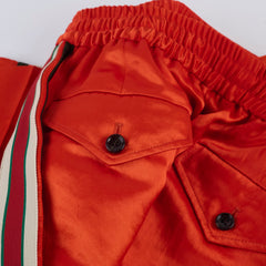 Gucci Cotton Trackpants Orange Size 44