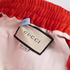 Gucci Cotton Trackpants Orange Size 44