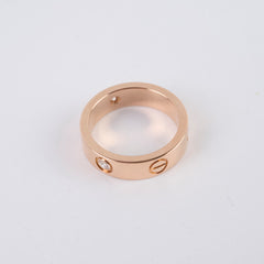 Cartier Love 3 Diamonds Ring Size 56
