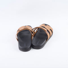 Hermes Chypre Men's Sandals Naturel - Size 45