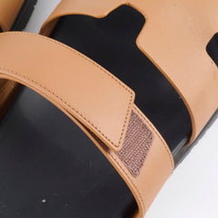 Hermes Chypre Men's Sandals Naturel - Size 45