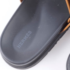 Hermes Chypre Men's Sandals Naturel - Size 45